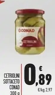 Conad - Cetriolini Sottaceto 300 G(ml)