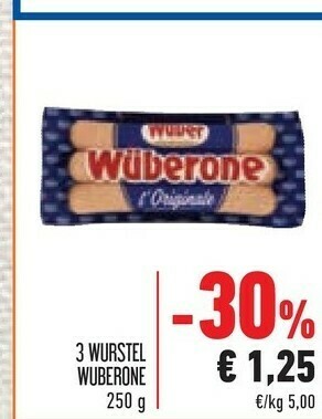 Conad Wurstel offerta