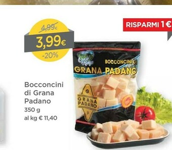 DPiù Grana Padano DOP Bocconcini offerta