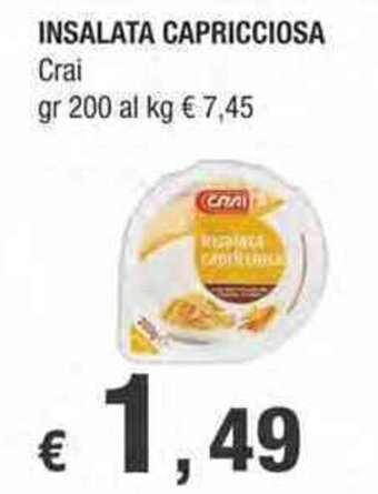 Crai Crai Insalata Capricciosa gr 200 offerta