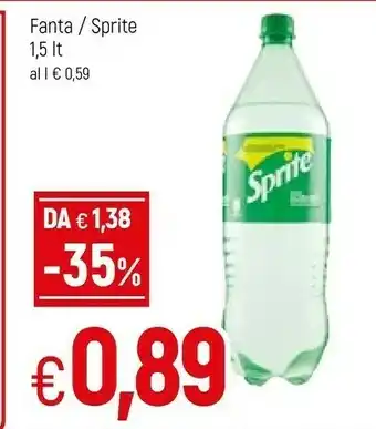 Famila Fanta / Sprite Gassata offerta