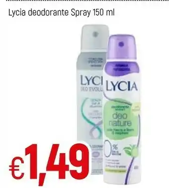 Lycia Lycia Deodorante Spray 150 Ml