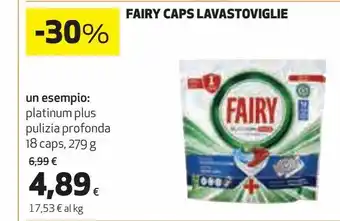 Coop Fairy caps lavastoviglie offerta