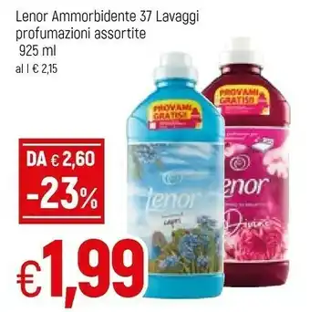 Famila Lenor Ammorbidente 37 Lavaggi Respiro Delle Dolomiti offerta