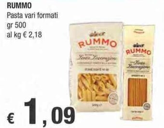 Crai Rummo Pasta vari formati gr 500 offerta