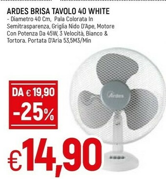 Famila Ardes Ventilatore offerta