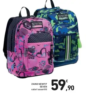 Conad Seven Zaino Newfit colori assortiti offerta