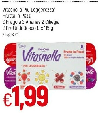 Famila Vitasnella Yogurt offerta