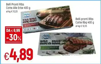 Famila Belli pronti Ribs Cotte Alle Erbe 400 G offerta
