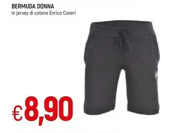 Famila Enrico Coveri Bermuda Donna In Jersey Di Cotone offerta