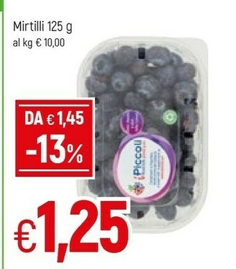 Famila Mirtilli 125 G offerta