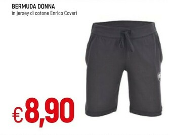 Famila Enrico Coveri Bermuda Donna In Jersey Di Cotone offerta