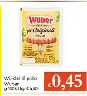 Galassia Wuber Wurstel offerta
