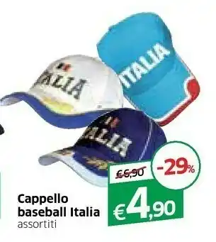 Galassia Cappello Baseball Italia offerta