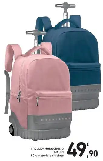 Conad Monocromo Trolley Green 90% materiale riciclato offerta