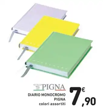 Conad Pigna Diario Monocromo colori assortiti offerta
