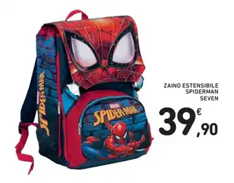 Conad Seven Zaino Estensibile Spiderman offerta