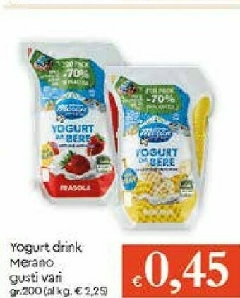 Galassia Merano Yogurt da bere offerta