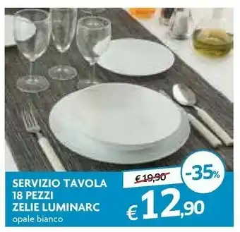 Servizio Tavola 18 Pezzi Zelie Luminarc