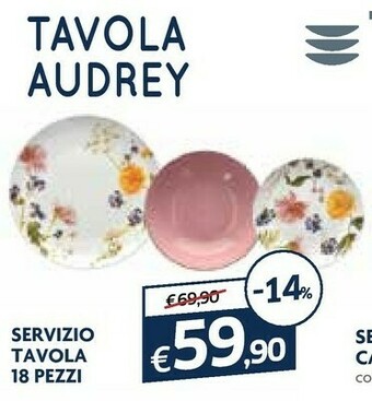Galassia Servizio Tavola 18 Pezzi offerta