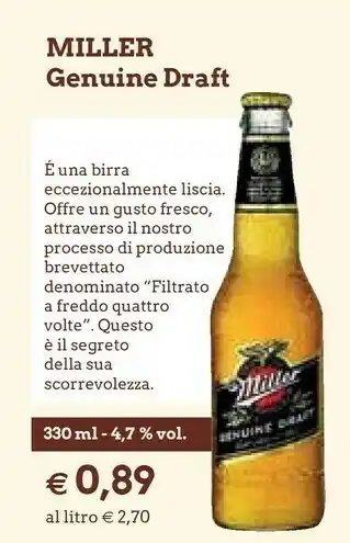 Miller Genuine Draft