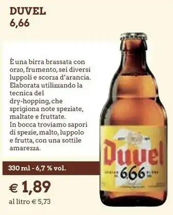 Galassia Duvel Birra offerta
