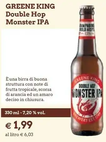 Galassia Greene King Double Hop Monster IPA offerta