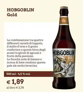 Galassia Hobgoblin Gold offerta