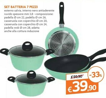Set Batteria 7 Pezzi