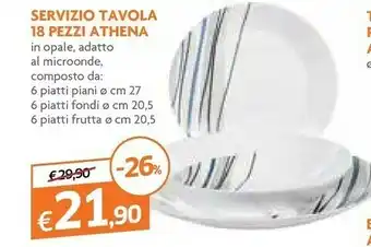 Galassia Athena Servizio Tavola 18 Pezzi offerta