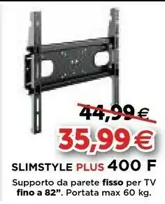 Meliconi SlimStyle Plus 400 S 2,08 M (82") Nero