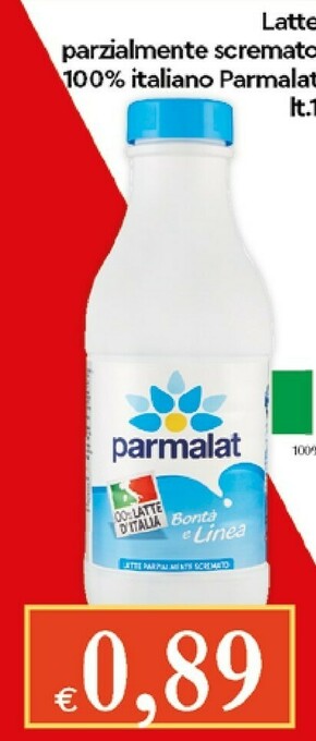 Galassia Parmalat Latte parzialmente scremato offerta