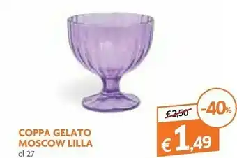 Galassia Coppa Gelato Moscow Lilla offerta