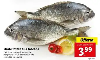 Lidl Orate Intere Alla Toscana offerta