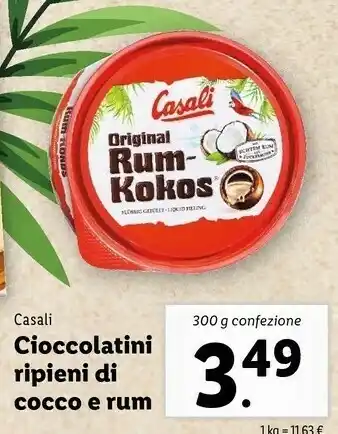 Lidl Casali Original Rum Kokos offerta