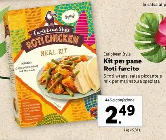 Lidl Caribbean Style Kit Per Pane Roti Farcito offerta