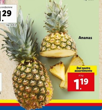Lidl Ananas offerta