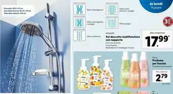 Lidl Miomare Set Doccetta Multifunzione Con Supporto offerta
