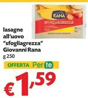 Rana Lasagne Fresche All'Uovo 250 G(ml)