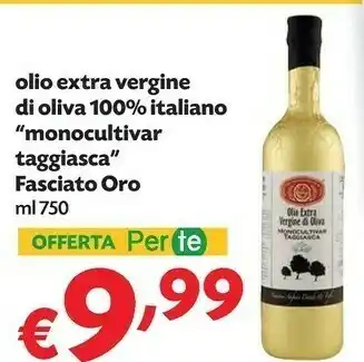Pam Fasciato Oro Olio Extra Vergine Di Oliva 100% Italiano offerta