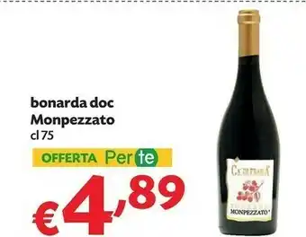 Pam Monpezzato Bonarda DOC offerta