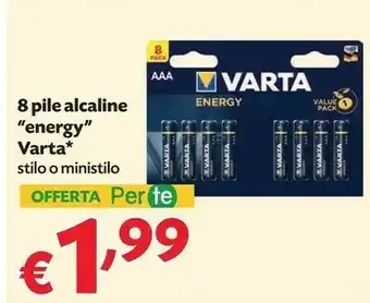 Varta 8 Pile Alcaline Energy