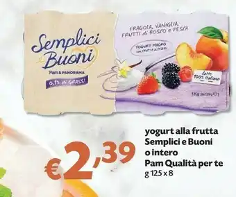 Pam Semplici e buoni Yogurt Alla Frutta offerta