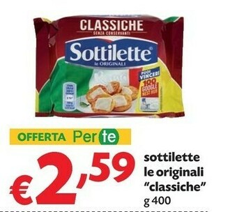 Pam Sottilette Le Originali Classiche offerta