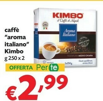 Pam Kimbo Caffe Aroma Italiano offerta