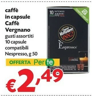 Pam Caffè Vergnano Caffè In Capsule offerta