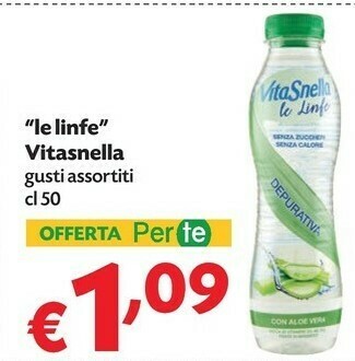 Pam Vitasnella Le Linfe Con Acqua Di Cocco Reidratante 500 G(ml) offerta