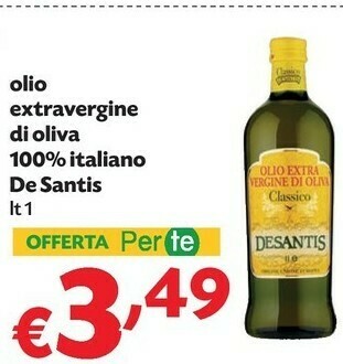 Pam Desantis Olio Extra Vergine Di Oliva 100% Italiano offerta
