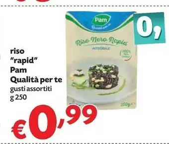 Pam Pam Riso Nero Rapid offerta