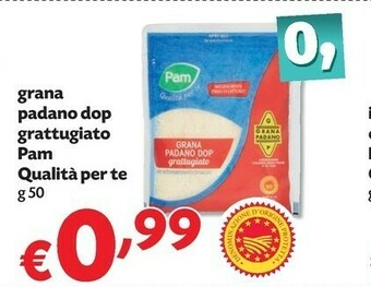 Pam Pam Grana Padano DOP Grattugiato offerta